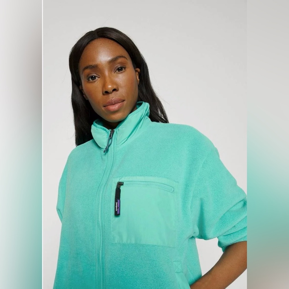 Patagonia Full Zip Medium Synchilla Fleece Jacket in Teal - Picture 2 of 10